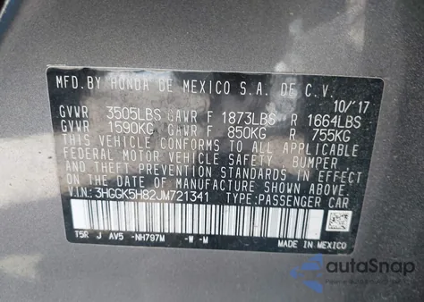 2018 Honda Fit Ex from USA, damaged, VIN 3HGGK5H82JM721341